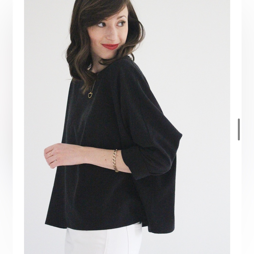 Jamie and the Jones T Top in Silk Crepe